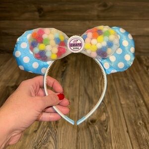 Disney UP Mickey Mouse Ears Handmade 
Soft Comfortable Balloons Bow Grape Soda